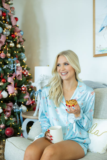 Blue Nutcracker PJ Set