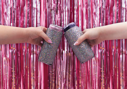 Disco Slim Koozies 2 Pack