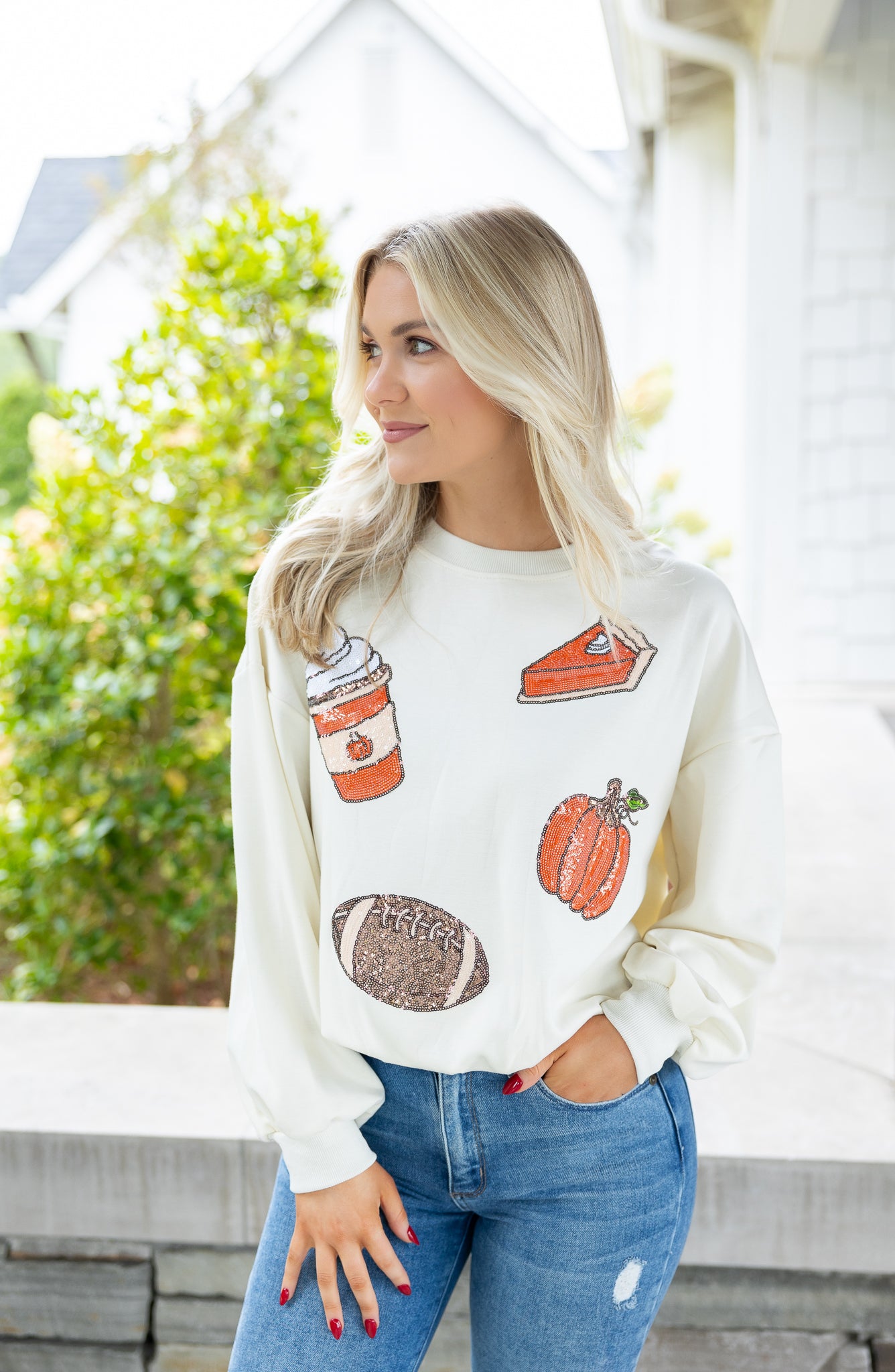 Fall Sequin Top