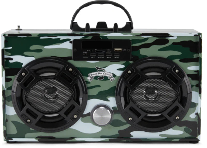 Green Camo Bluetooth Boombox