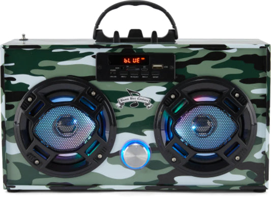 Green Camo Bluetooth Boombox