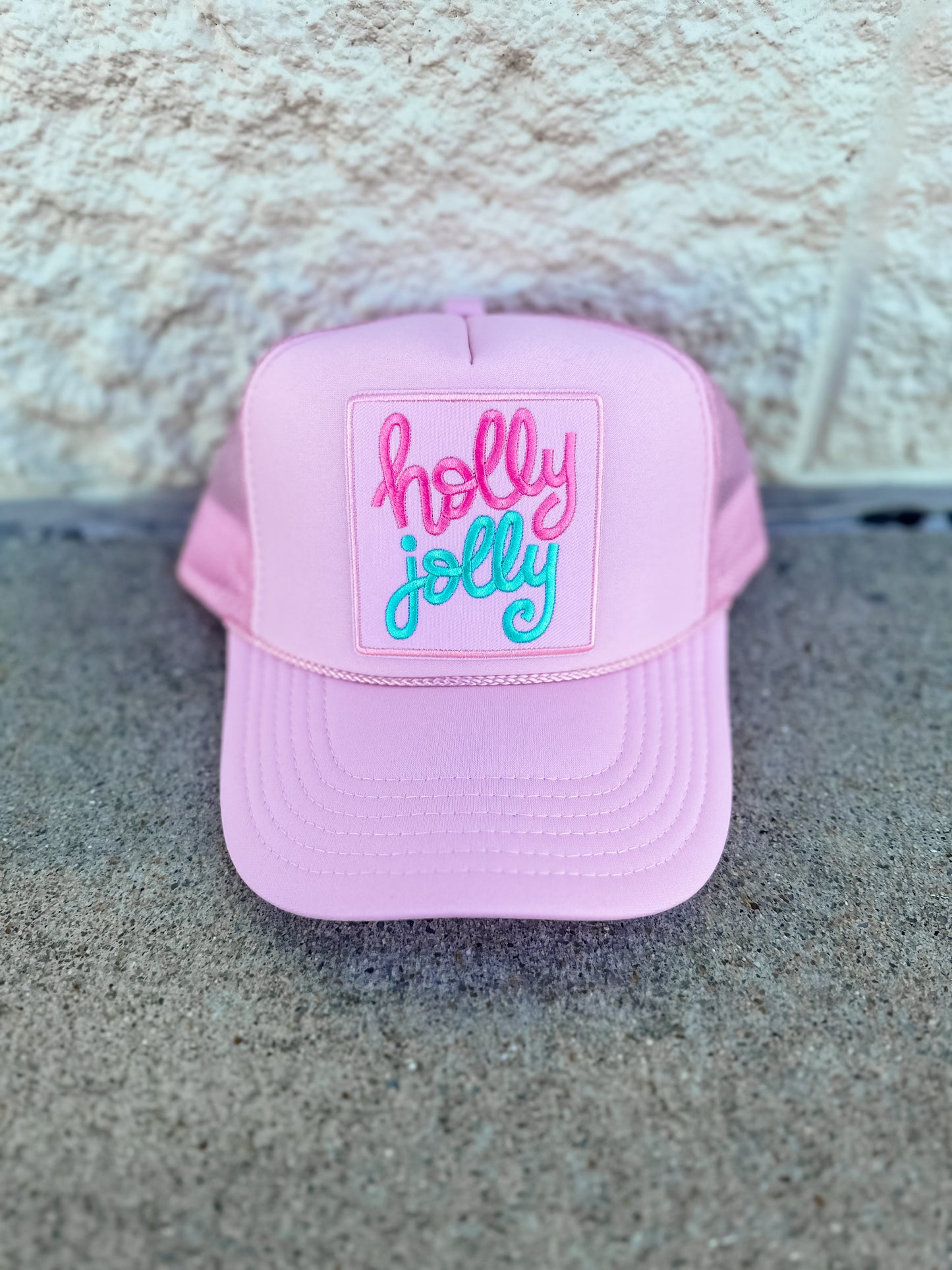 Holly Jolly Trucker Hat