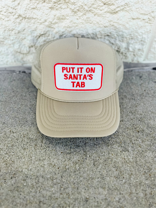 Santa's Tab Trucker Hat