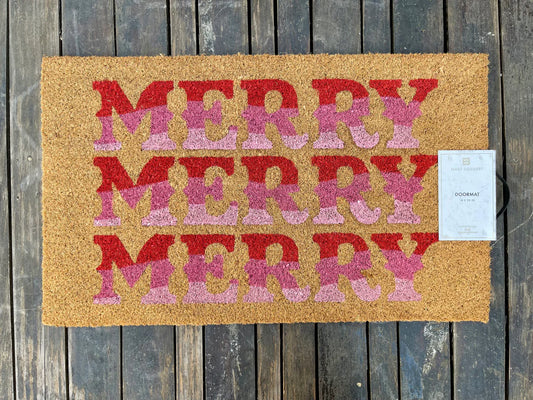 Merry Door Mat