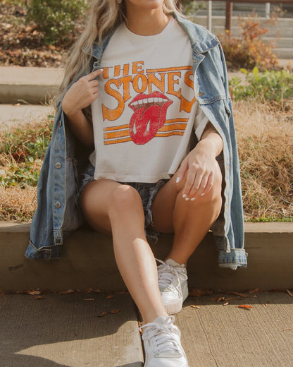 The Stones Crop Tee