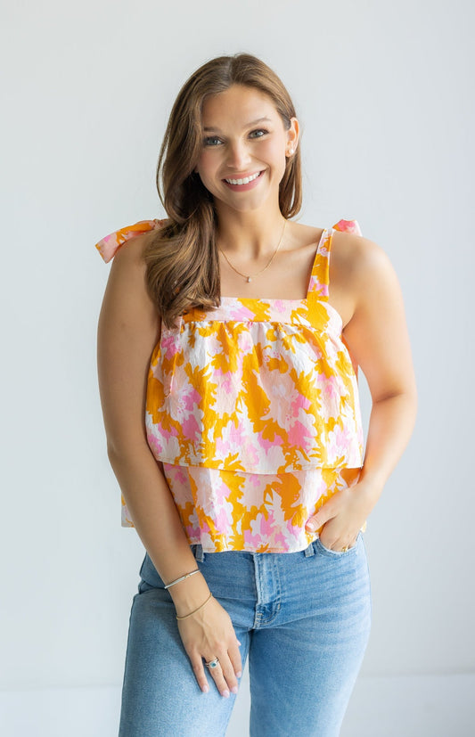 Sadie Top | Spring Blooms