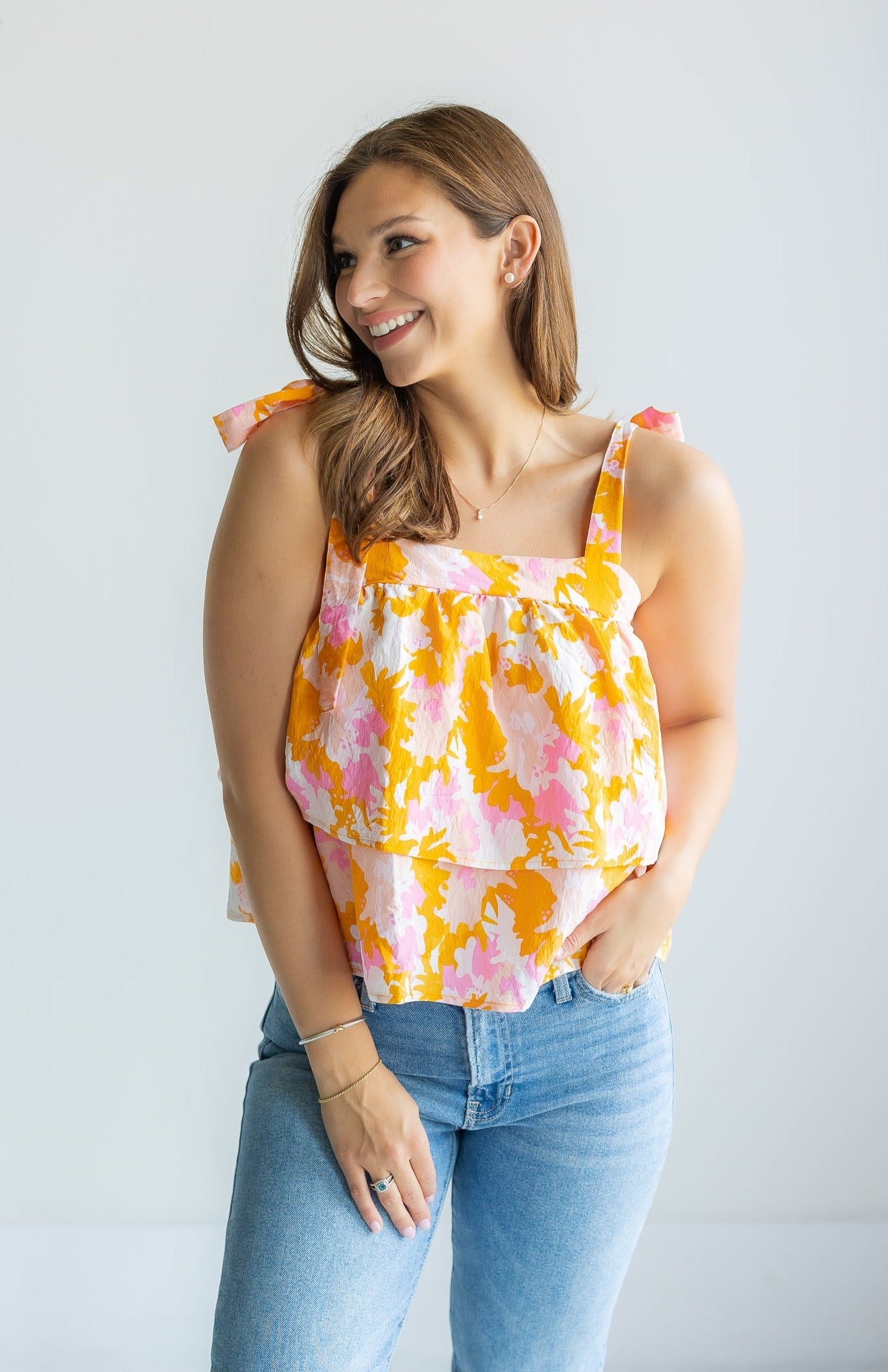 Sadie Top | Spring Blooms