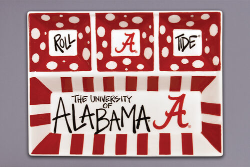 Alabama 4 Section Platter