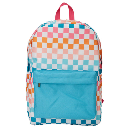 Kids Checkered Backpack