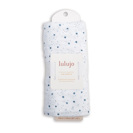 Lulujo Cotton Swaddle | Stars