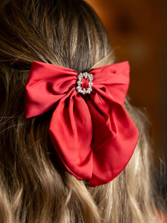 Emilie Hair Bow | Red