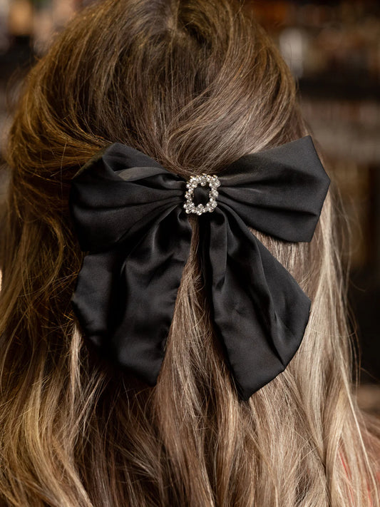 Emilie Hair Bow | Black