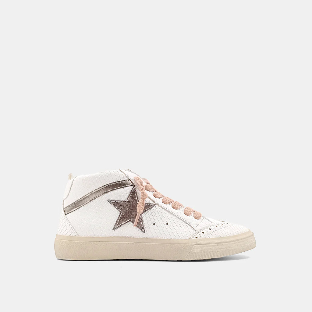 Paulina Bone Snake Sneaker