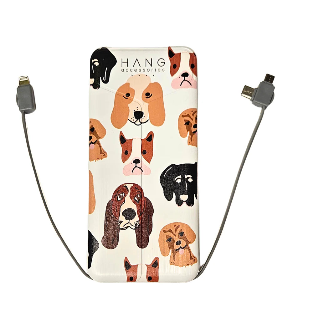 Dogs Portable Phone Charging Bank