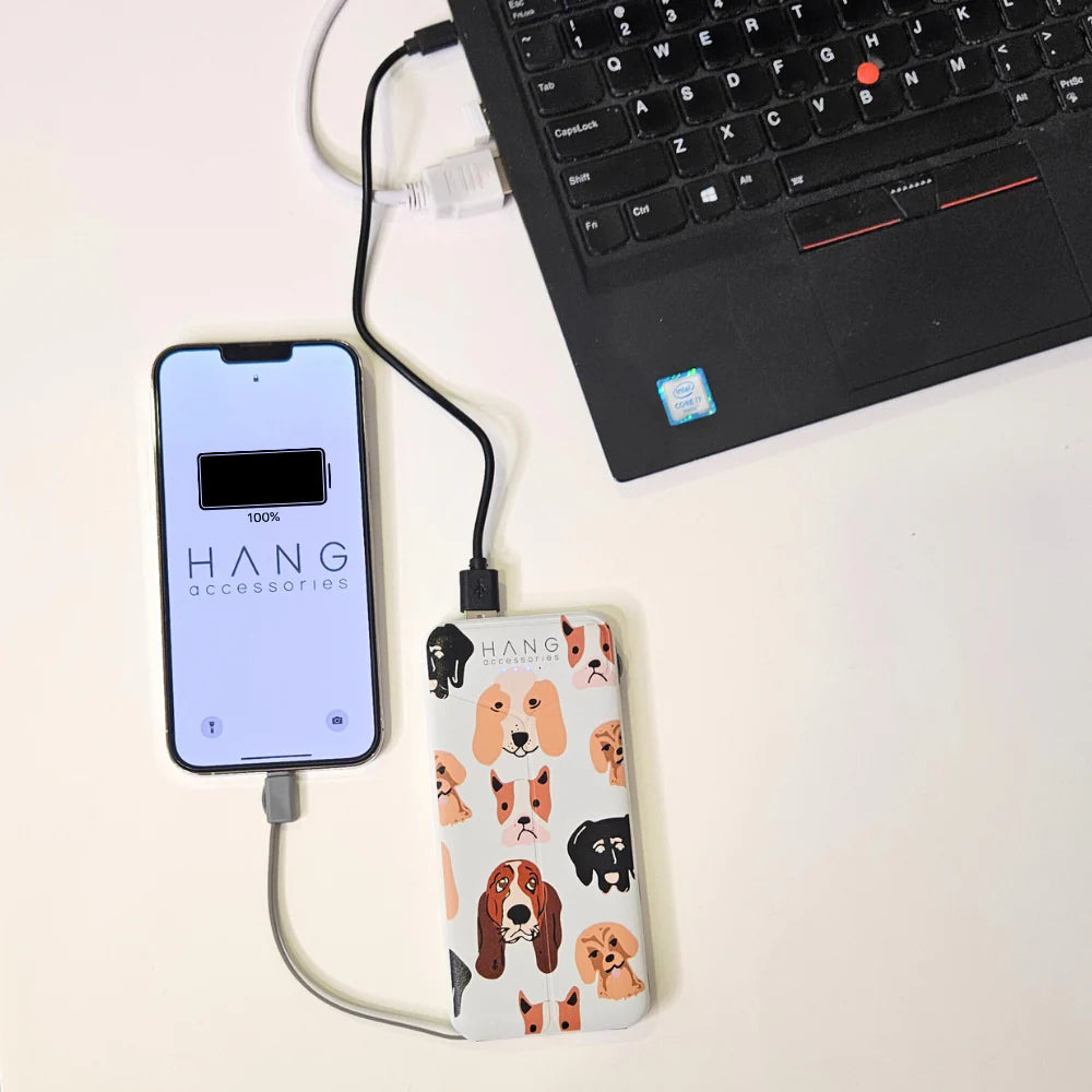 Dogs Portable Phone Charging Bank