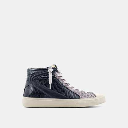 Rooney Black Snake Sneaker