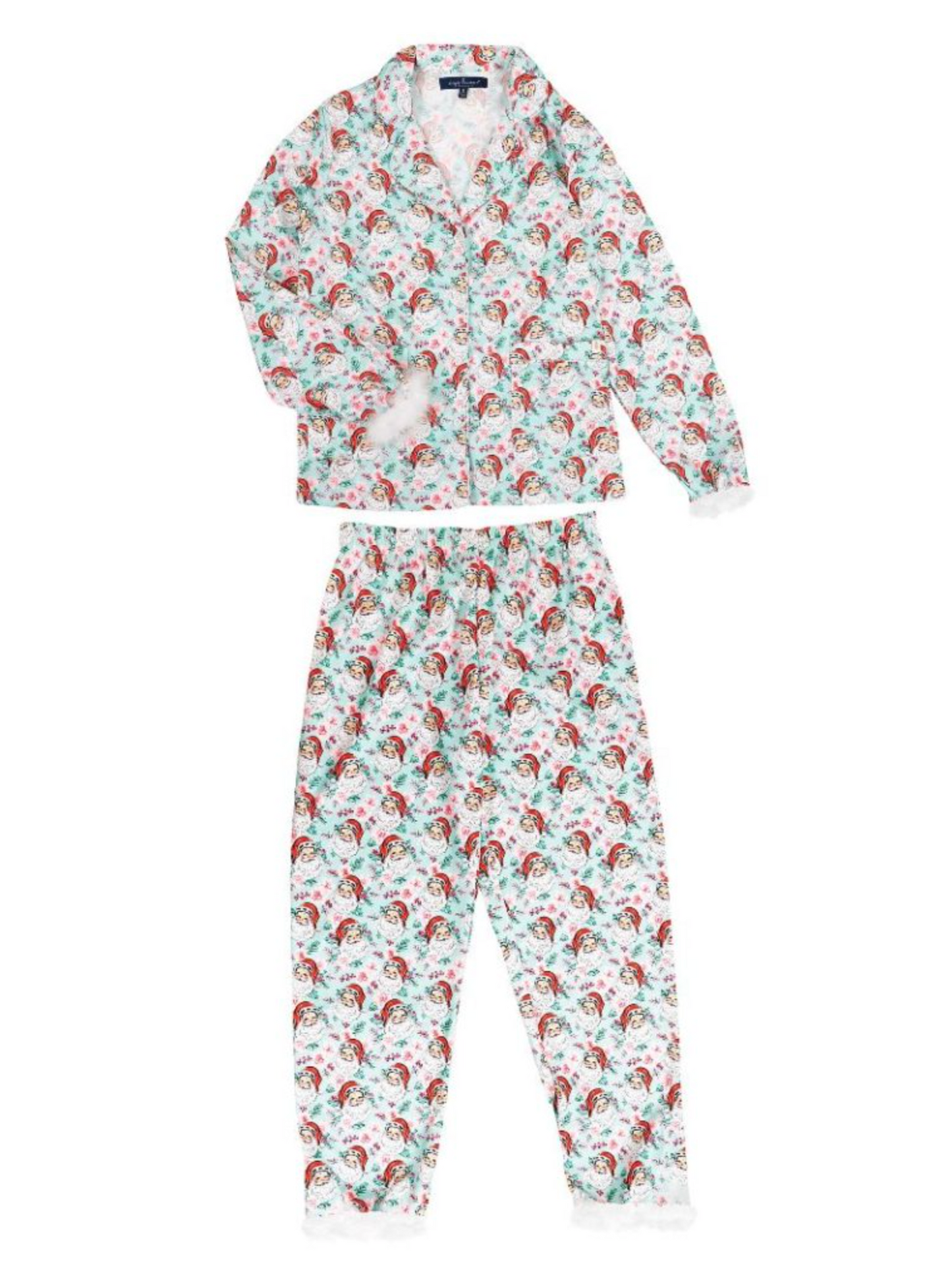 Santa Feather PJ Set