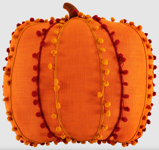 Pom Pumpkin Pillow