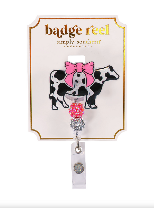 Black Cow Badge Reel