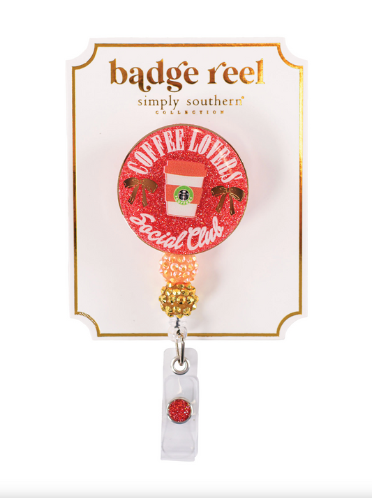 Coffee Lovers Badge Reel