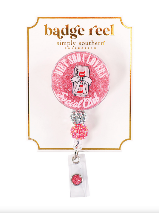 Diet Soda Badge Reel