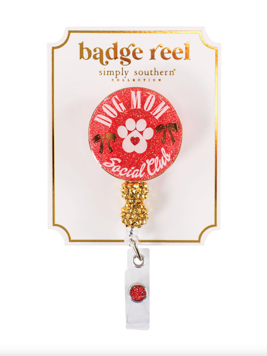 Dog Mom Badge Reel