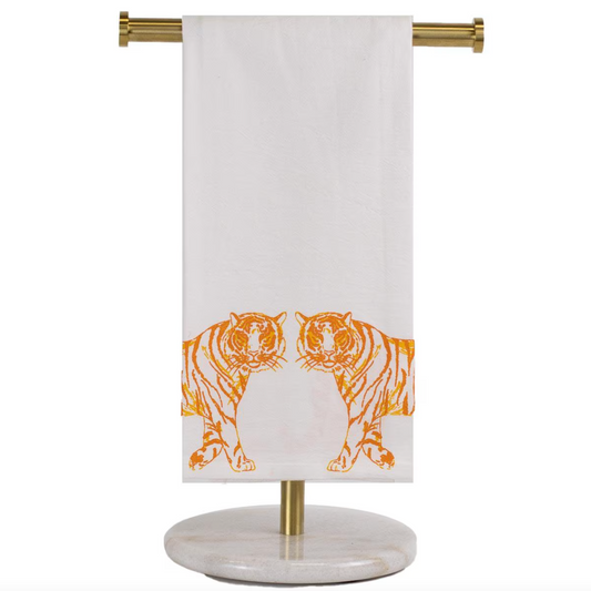 Tiger Walk Flour Sack Hand Towel