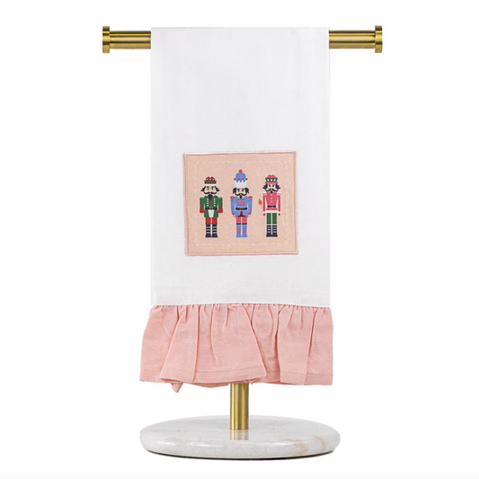 Nutcracker Ruffle Hand Towel