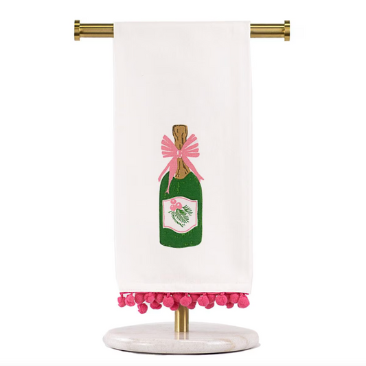 Mistletoe Bubbly Hand Towel