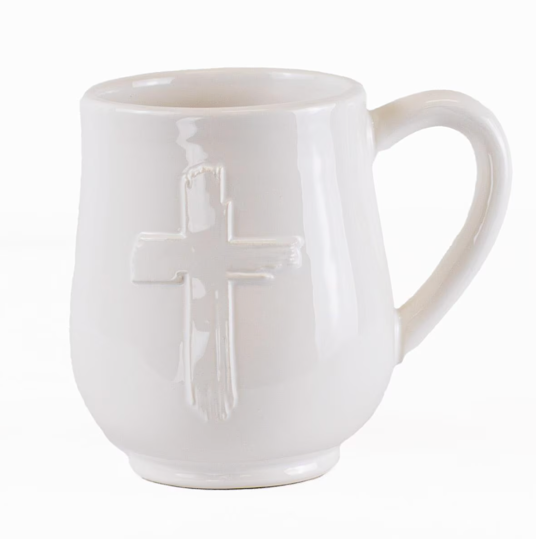 Cross Embossed Coffee Mug