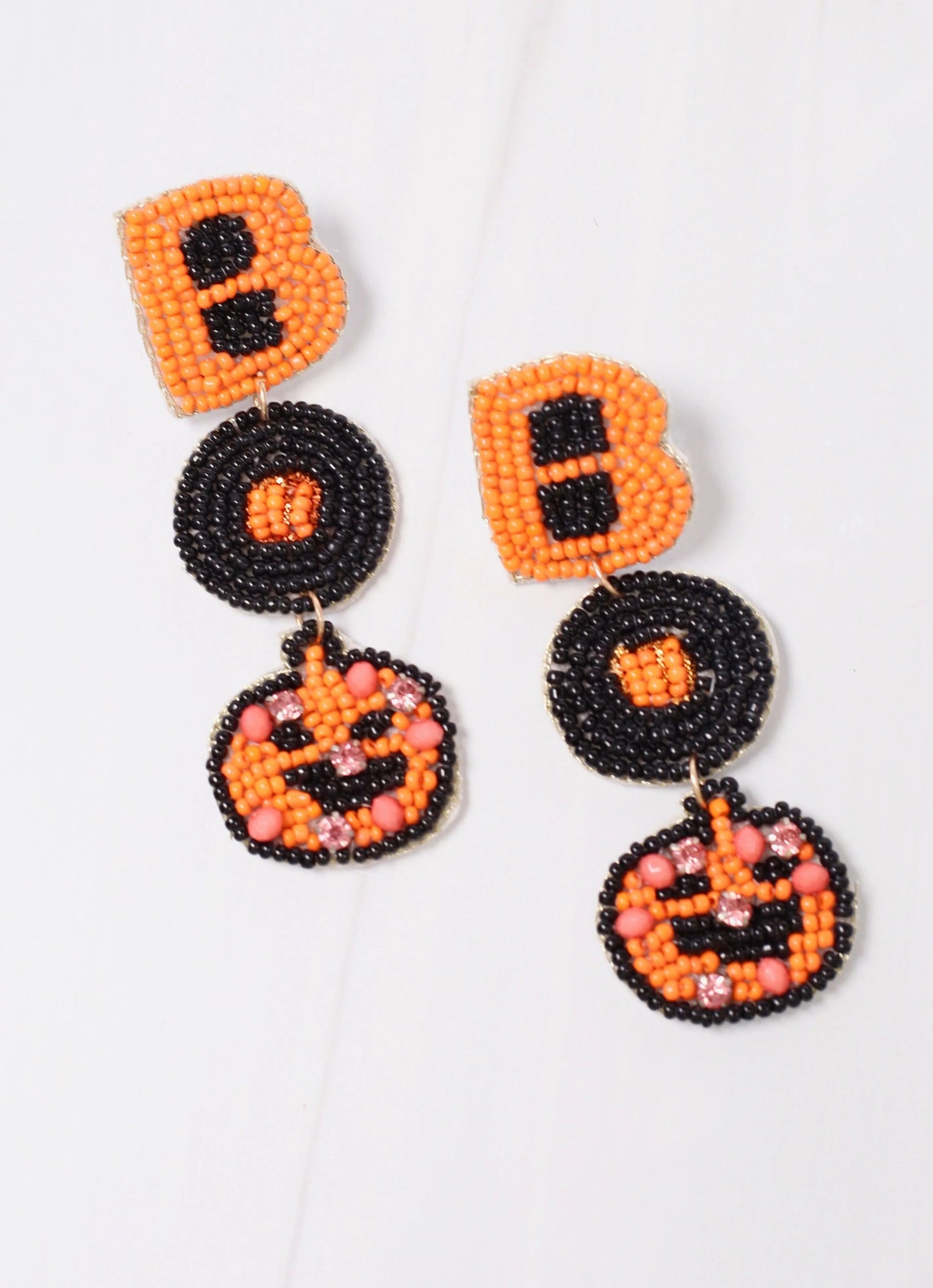 Boo Pumpkin Earrings