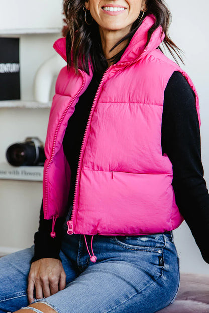 Kayte Cropped Puffer Vest