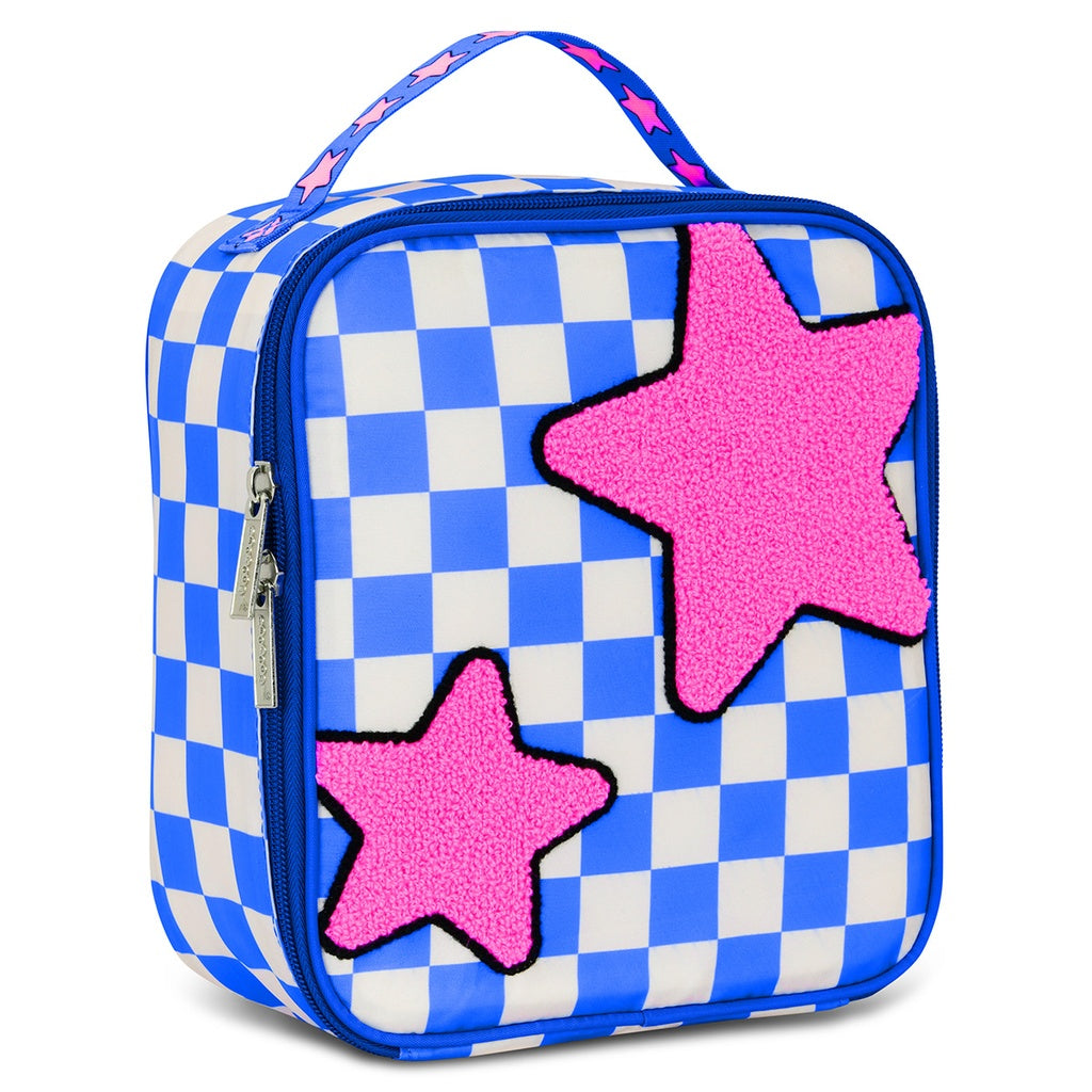 Star Checkered Lunch Tote