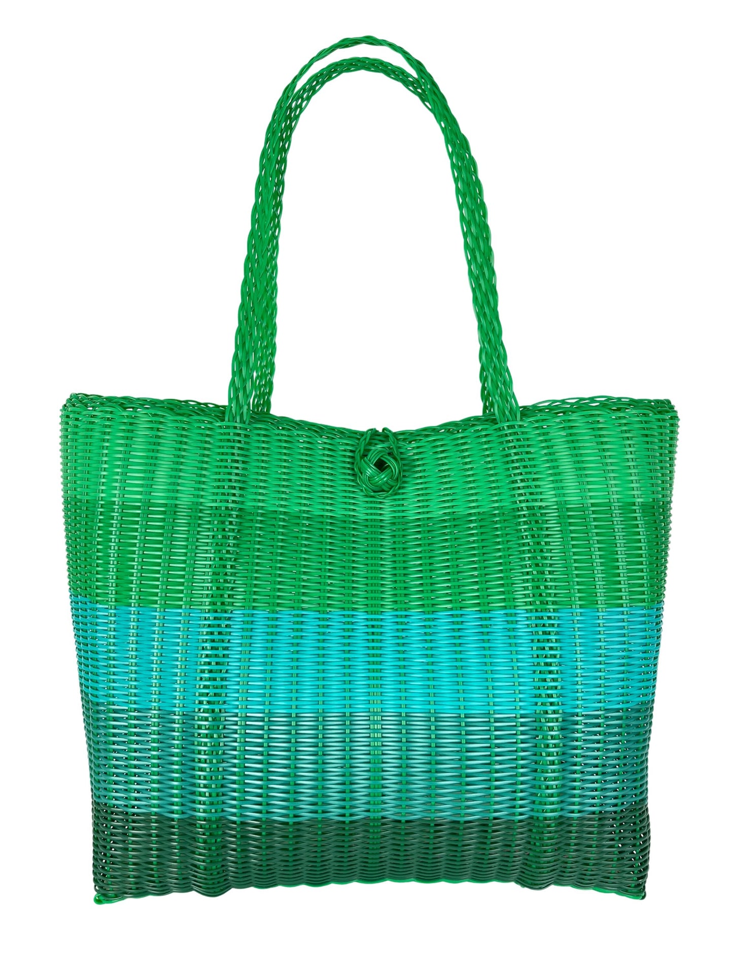 Lilley Line Tote Medium | Ombré in Greens