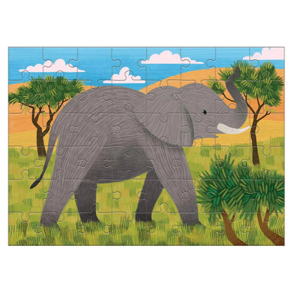 African Elephant Mini Puzzle