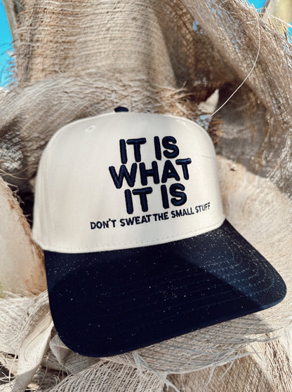 It Is What It Is Vintage Trucker Hat