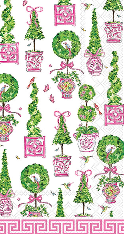 Pink Topiaries Napkin Set