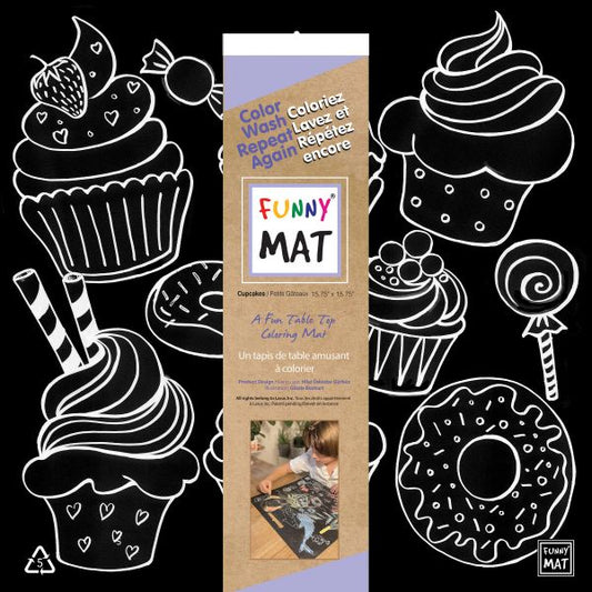 Funny Board | Cupcakes Blackboard Mat