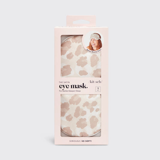 Satin Eye Mask | Leopard