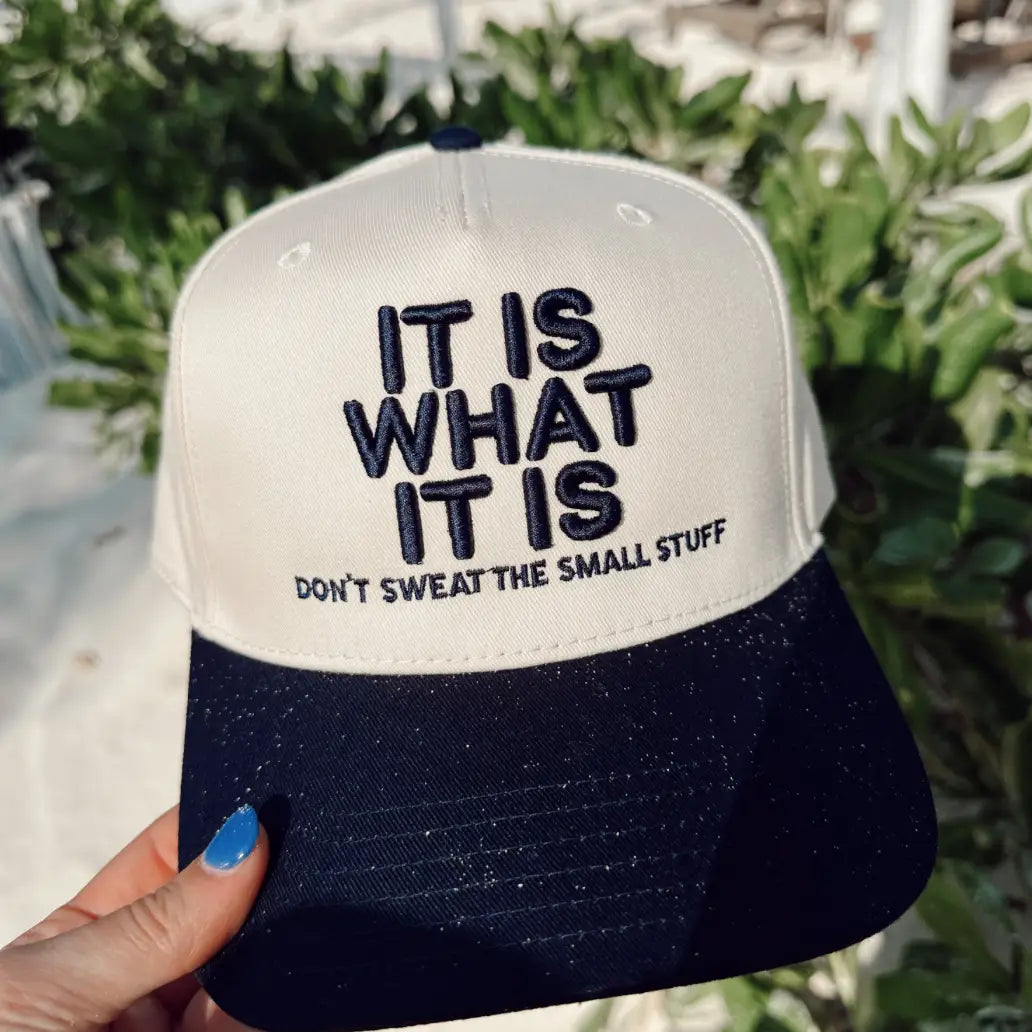 It Is What It Is Vintage Trucker Hat