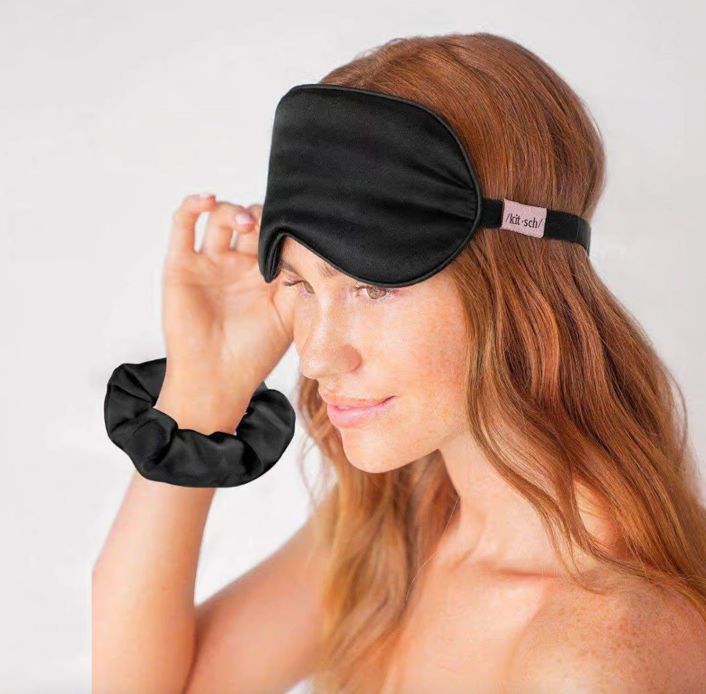 Satin Eye Mask & Sleep Scrunchie Set