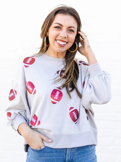 Millie Sweatshirt | Crimson