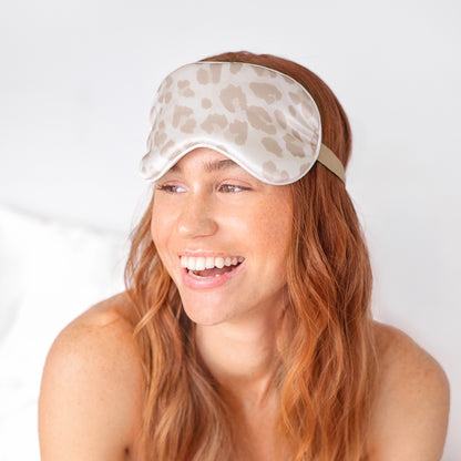 Satin Eye Mask | Leopard