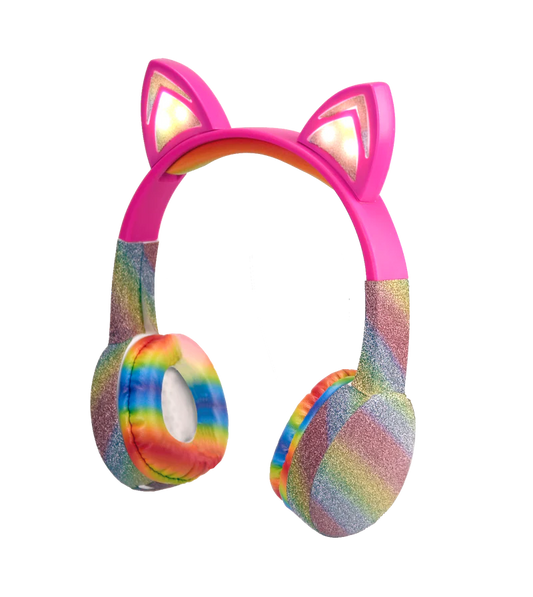 Kiddy Ears Rainbow Bluetooth Headphones