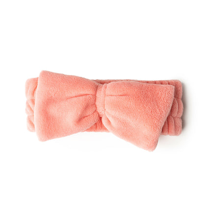 Lemon Lavender Take a Bow Ultra Plush Spa Headband