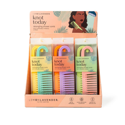 Lemon Lavender Knot Today Shower Comb