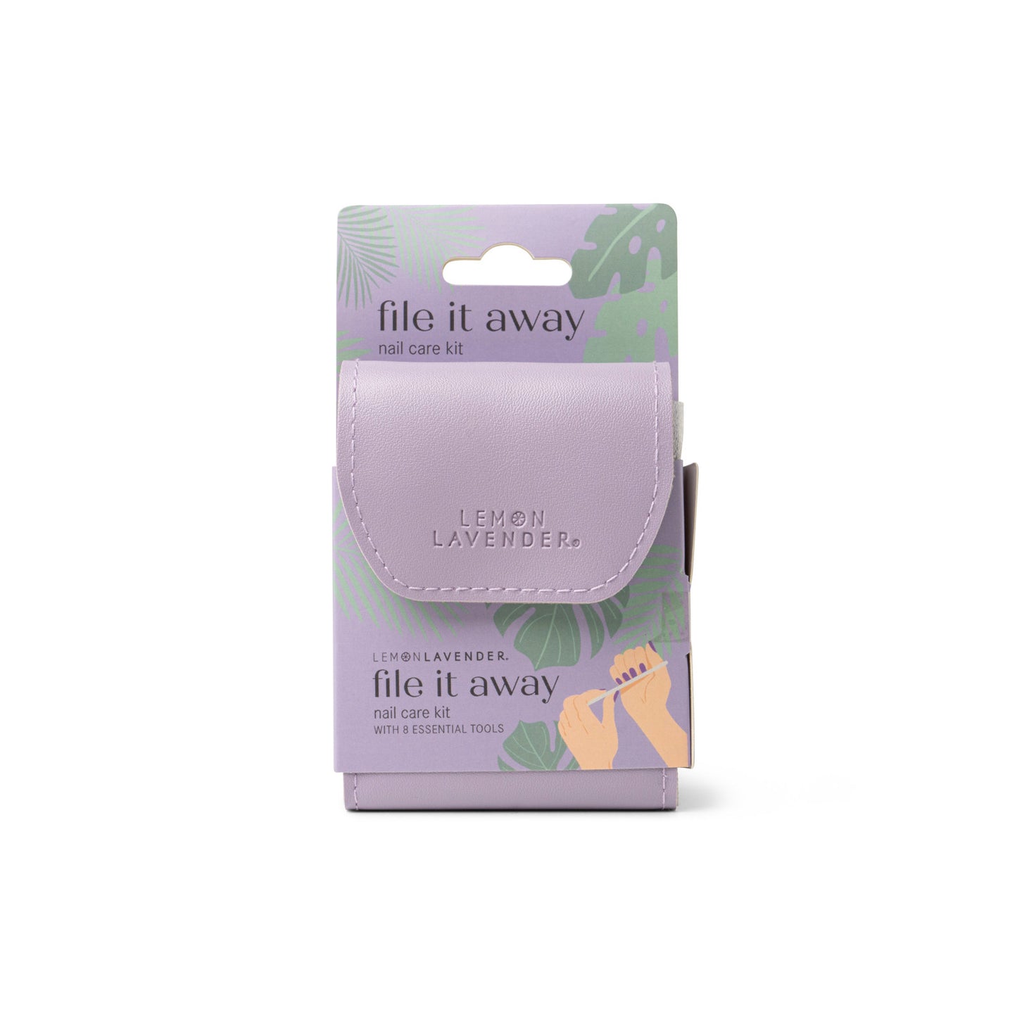 Lemon Lavender File It Away Nail Care Kit