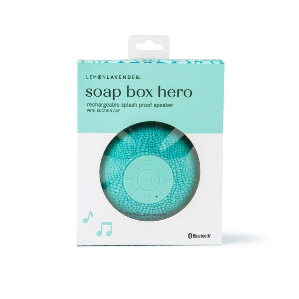 Lemon Lavender Soap Box Hero Rechargeable Splash Proof Speaker