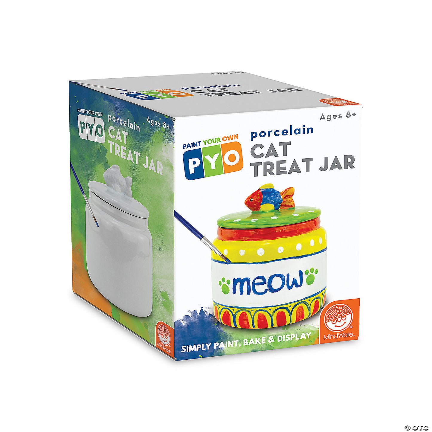 Paint Your Own Porcelain: Cat Treat Jar