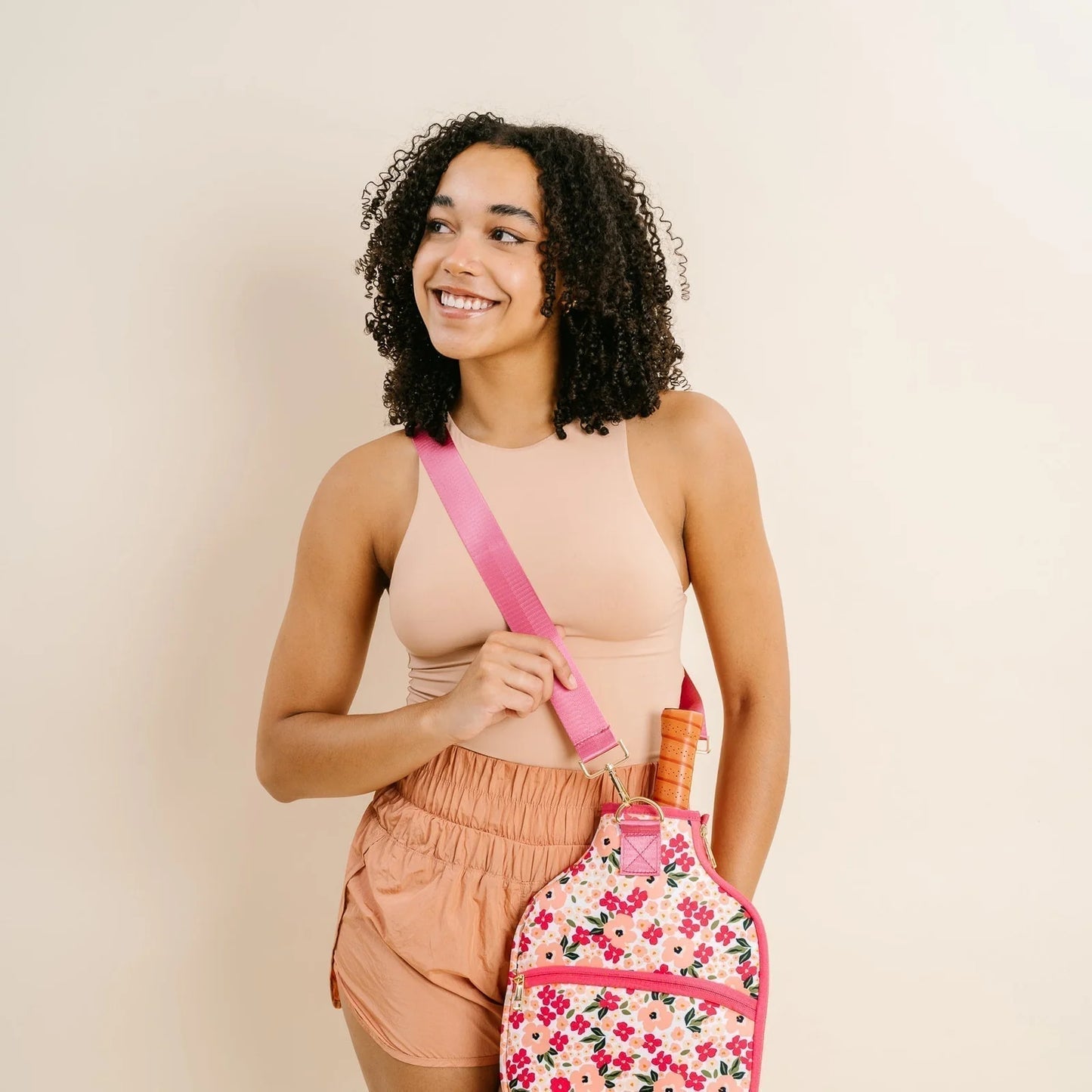 Pickleball Paddle Case | Lively Flora Pink